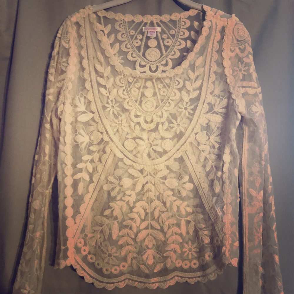 Xhilaration Lace Blouse